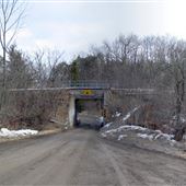Stone Bridge Over Country Road