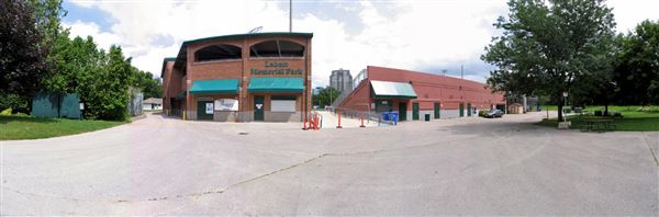 Labatt Memorial Park Baseball Field<br />(Southwestern)<br />Stadium - Back Exterior