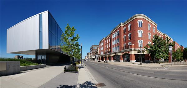 Brantford - Colborne Street Harmony Square Facing West (6/16/2021)