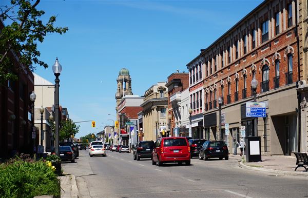 Brantford - Dalhousie Street at Market Street Facing West (6/16/2021)