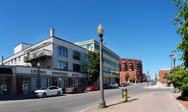 Brantford - Colborne Street at Charlotte Street Facing West (6/16/2021)