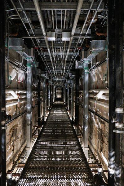Kingston Penitentiary - Access Tunnel Between CellBlock Wings Upper Level (3/27/2019)