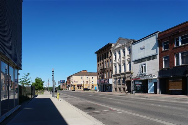 Brantford - Colborne Street at King Street Facing West (6/16/2021)