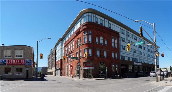 Brantford - Dalhousie Street at Queen Street Facing Southwest (6/16/2021)