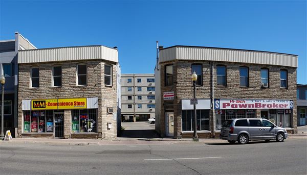 Brantford - Colborne Street at Bain Street Facing North (6/16/2021)