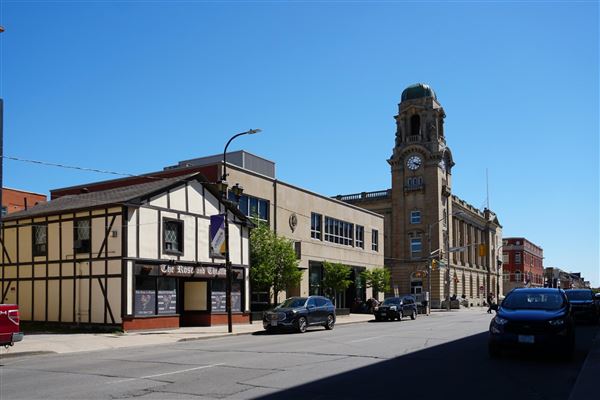 Brantford - Dalhousie Street at Queen Street Facing Northeast (6/16/2021)