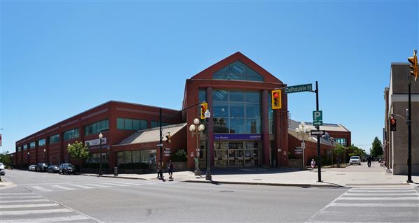 Brantford - Market Building Dalhouse Street at Market Street Facing South (6/16/2021)