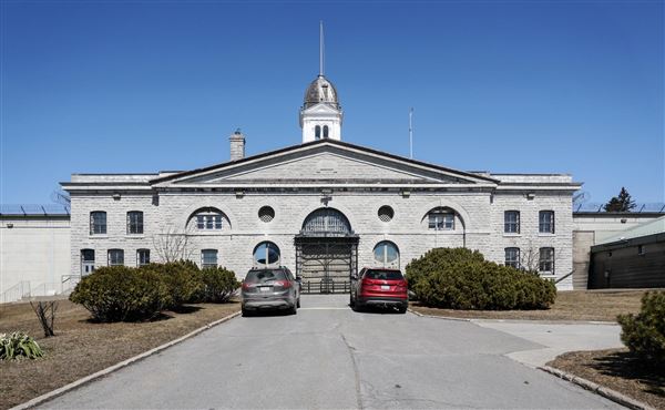 Kingston Penitentiary - North Gate Building Exterior Rear (3/27/2019)
