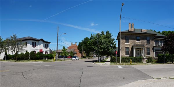 Brantford - George Street at Nelson Street Facing North (6/16/2021)