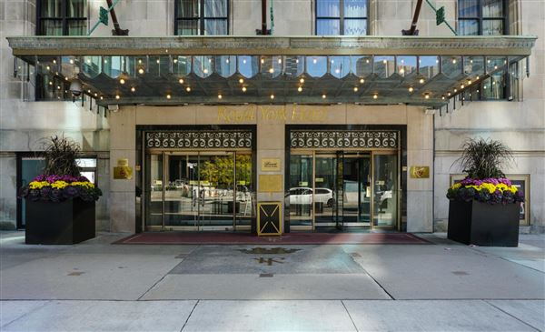 The Fairmont Royal York Hotel - Exterior West Entrance (1/31/2020)